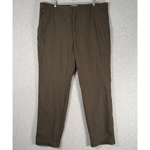 Everlane Manteco wool pants mens 40 Green/Brown trouser